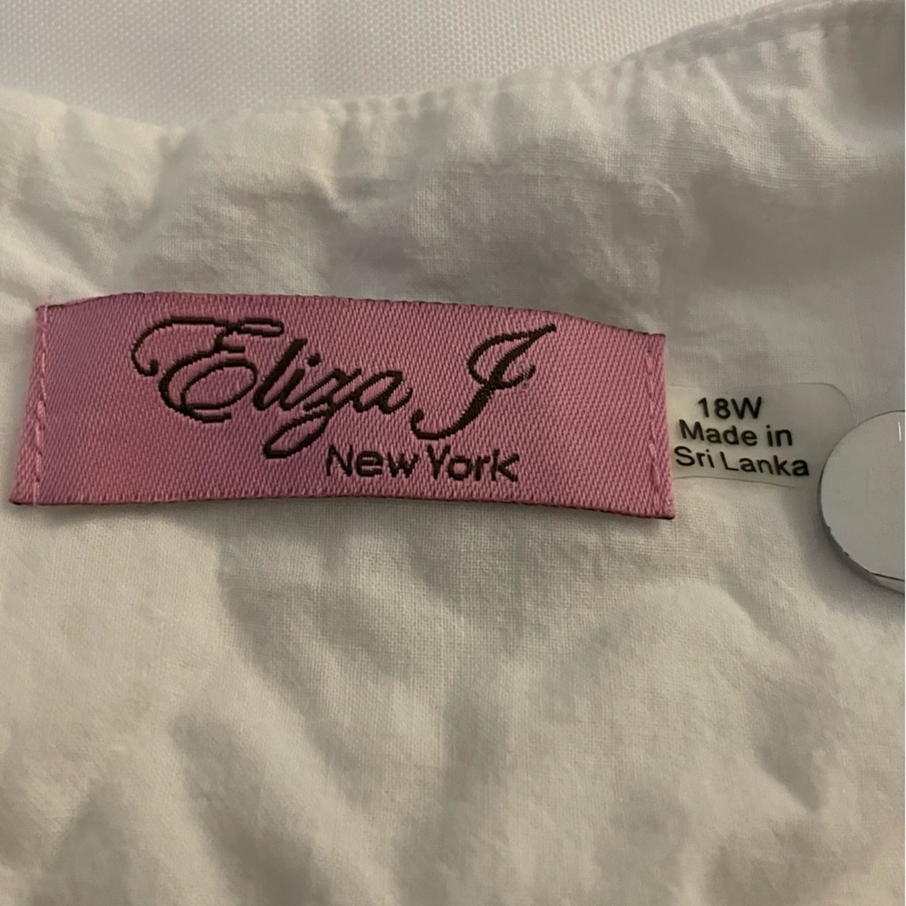 Eliza J White Eyelet Cotton Midi Dress - Picture 5 of 9